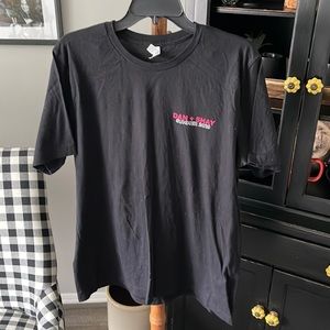 Canvas concert tee shirt